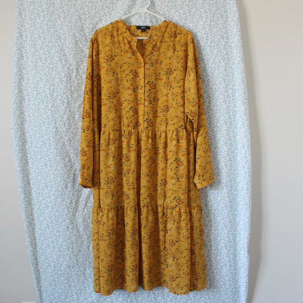 Ellos Floral Tiered Dress